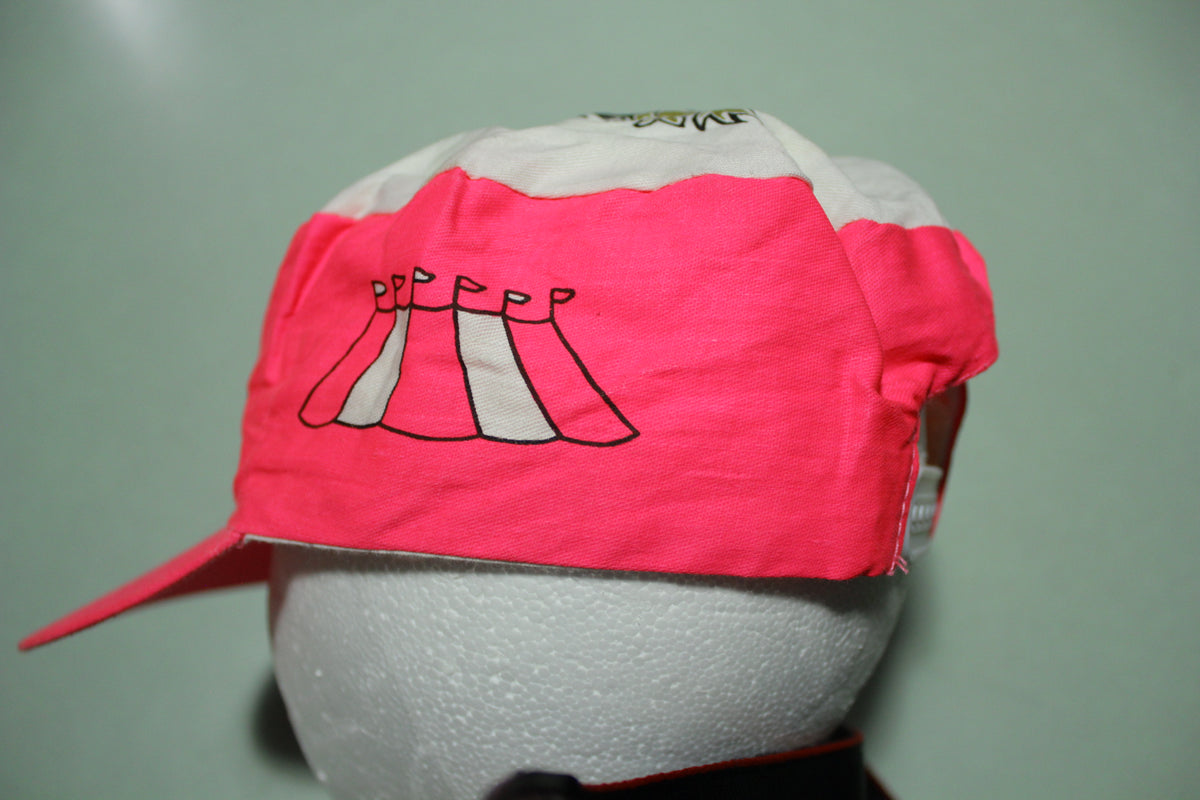 Circus Circus Vintage 80's Las Vegas Casino Hotel Hot Pink Painters Cap Snapback Hat