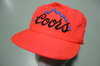 Coors Beer Hot Pink Vintage 90's Adjustable Back Cap Hat