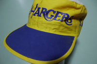 San Diego Chargers Vintage 80's Elastic Stretch Back Painters Cap Hat