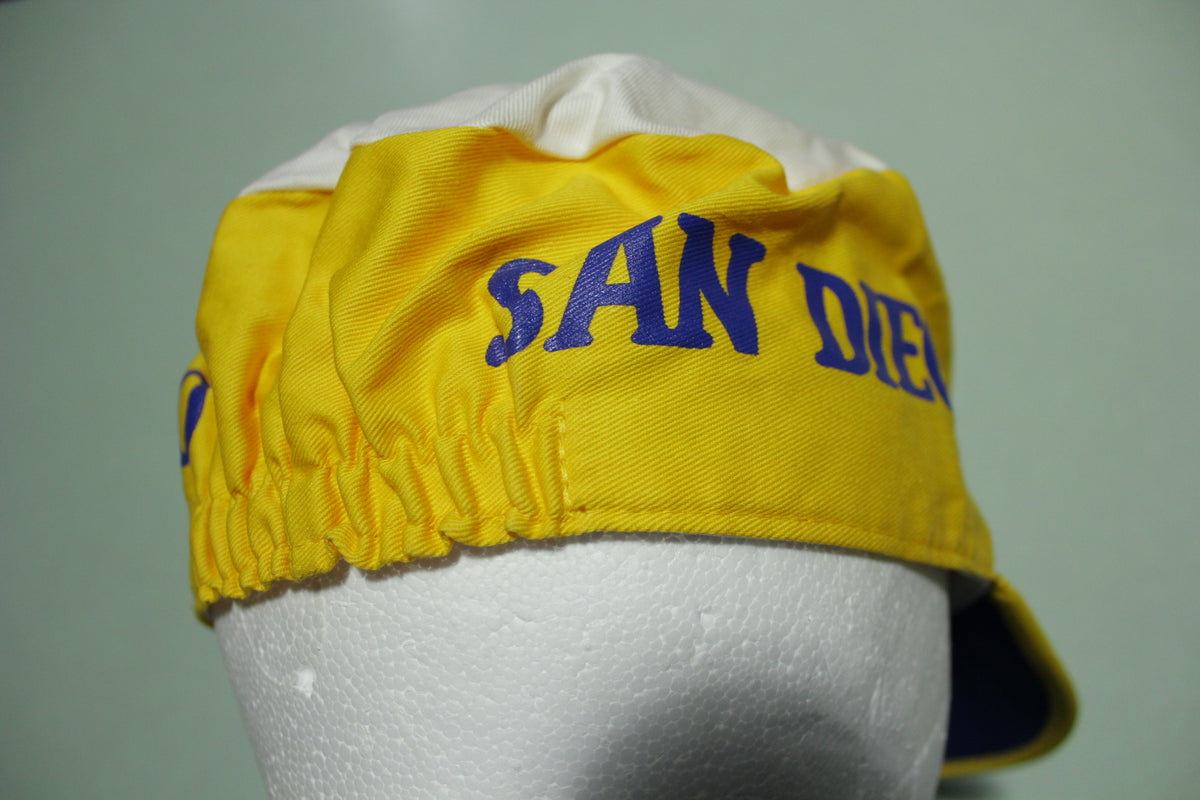 San Diego Chargers Vintage 80's Elastic Stretch Back Painters Cap Hat