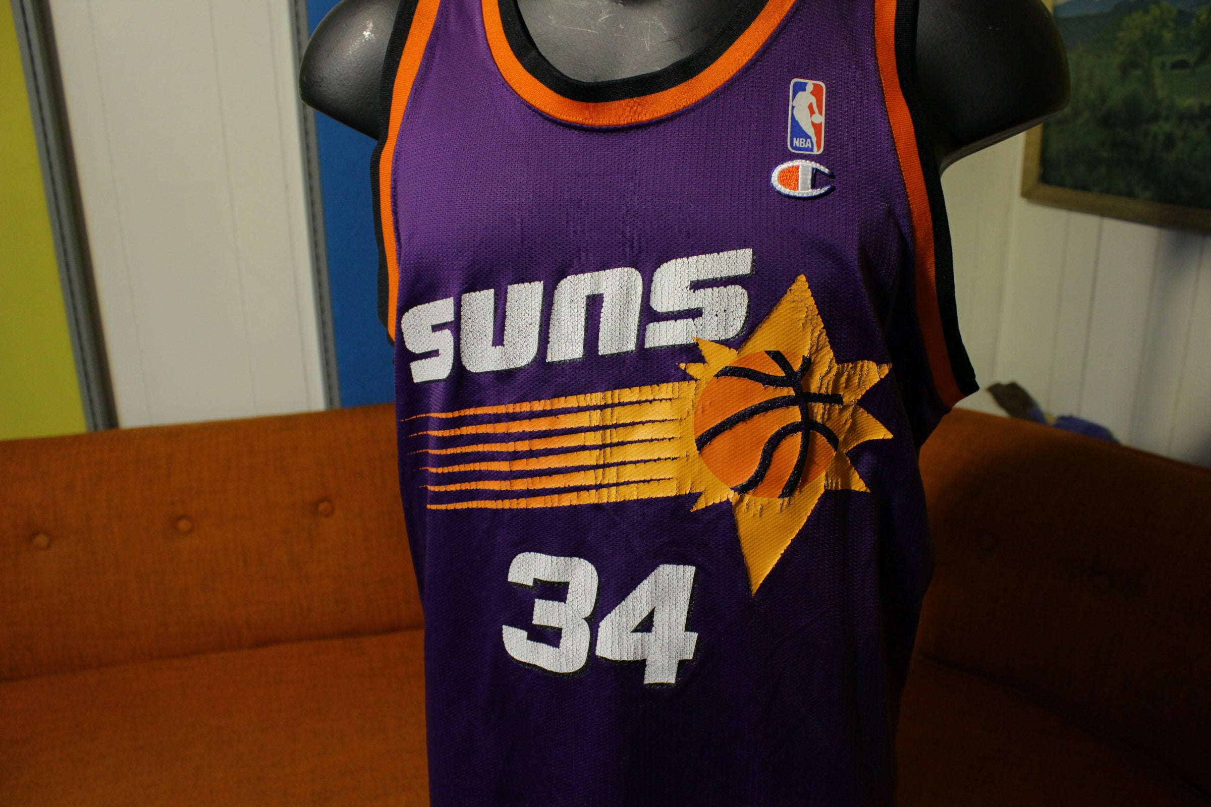 Champion NBA Phoenix Suns Charles Barkley Home Authentic Jersey