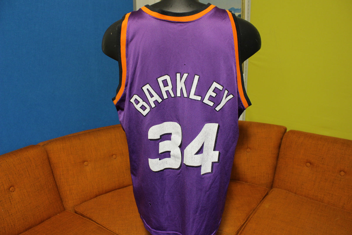 Vintage Phoenix Suns Jersey Charley Barkley #34 Champion Jersey 90s Size 40  L