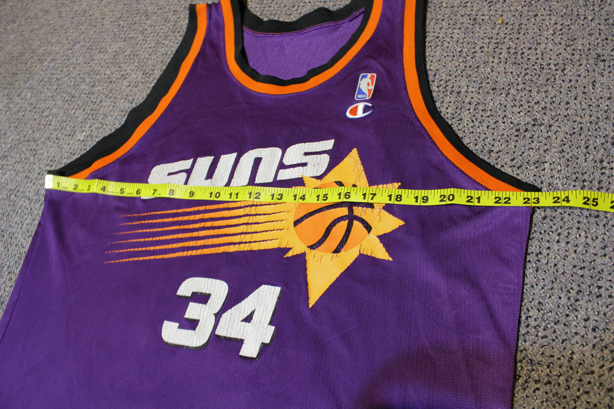 Vintage 1990s Charles Barkley Phoenix Suns Purple NBA Jersey 