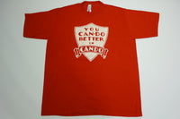 You Can Do Better In Cando North Dakota Vintage 80's Sportswear FSSC USA Made T-Shirt