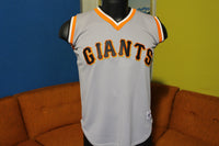 San Francisco Giants Vintage Sleeveless Grey Majestic MLB Jersey. Retro Tank Top.