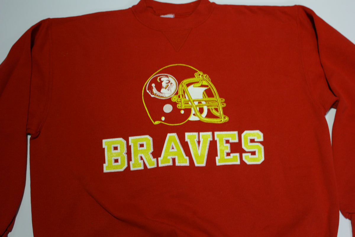Kamiakin Braves Football Kennewick High School Vintage 80's Kanye Crewneck Sweatshirt