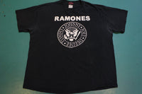 Ramones Johnny Joey DeeDee Tommy Hey Ho Lets Go Vintage 2004 1234 T-Shirt