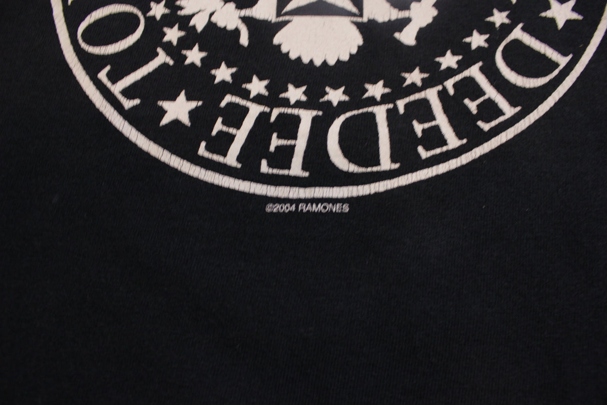 Ramones Johnny Joey DeeDee Tommy Hey Ho Lets Go Vintage 2004 1234 T-Shirt