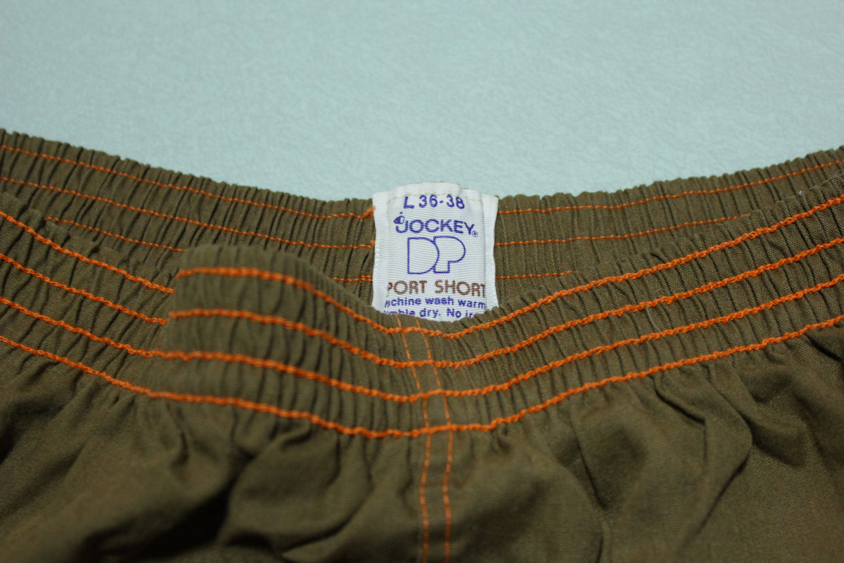 Jockey DP Port Shorts Vintage 80's Low Cut Cascade Style Running Shorts