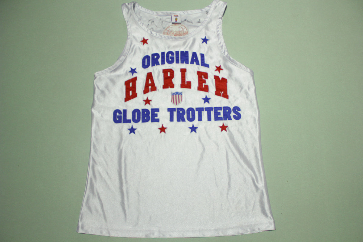 Original Harlem Globetrotters Patch Signed Autographed Basketball Jersey