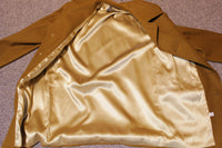 1950s Pendleton Vintage Wool Car Coat.  Brown Long Jacket Lined NWOT Medium