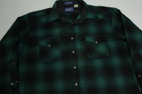 Pendleton High Grade Western Wear Vintage USA Pearl Snap Button Flannel Shirt