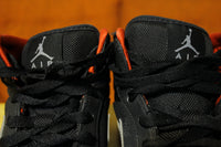 Nike Air Jordan 1 Mid 554724-004 Black Gym Red Cool Grey Mens US Size 12