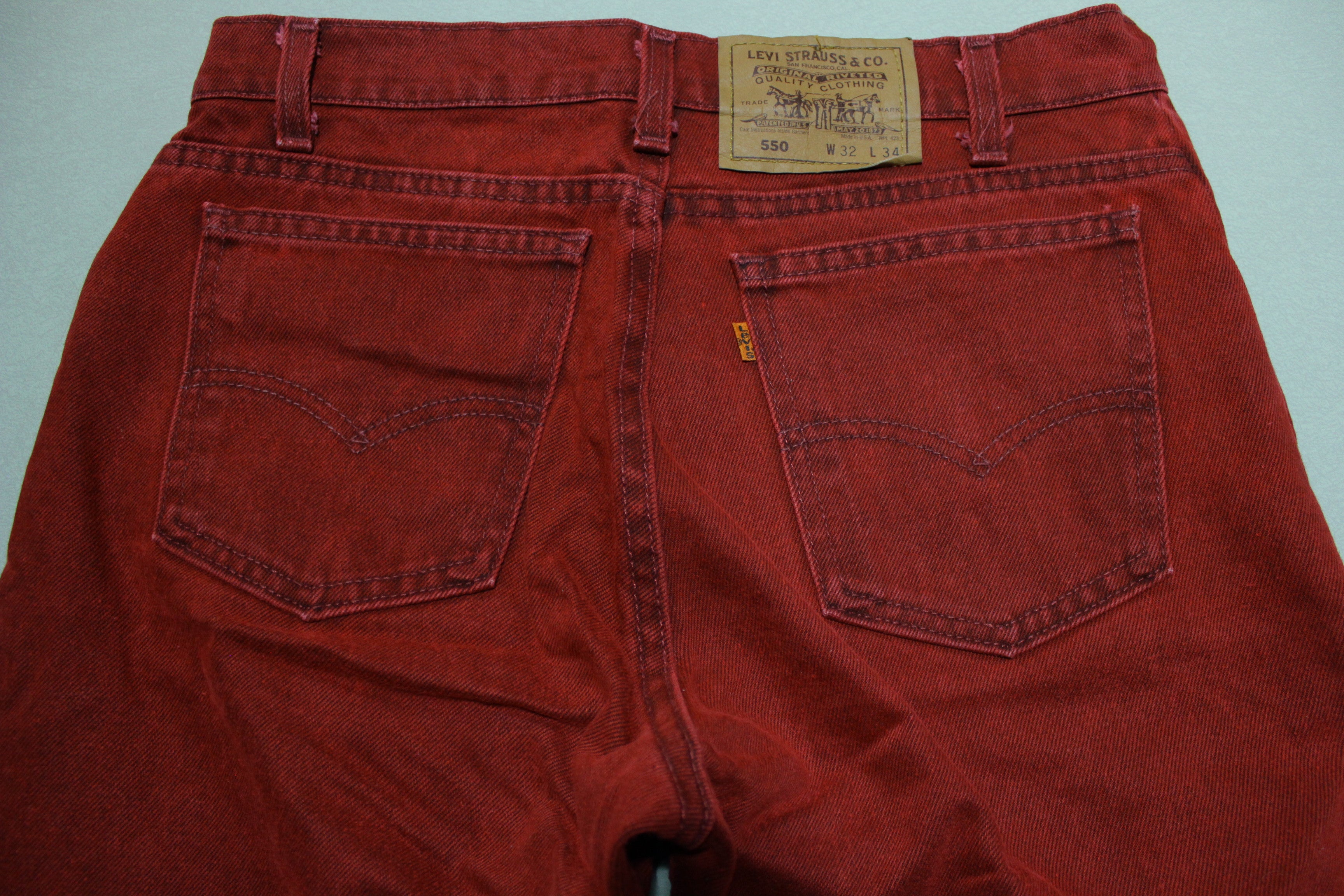 Levis 550 505 Vintage 90's Denim Grunge Punk Jeans Dark Wash 