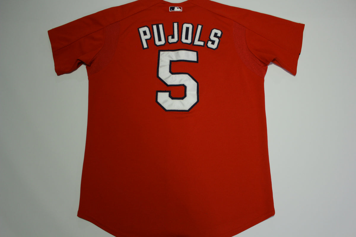 Albert Pujols St. Louis Cardinals #5 Majestic Authentic Collection But –  thefuzzyfelt