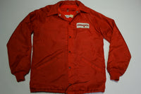 Kenworth Trucker Vintage Swingsters 70's Made in USA Coach Red Fleece Lined Jacket