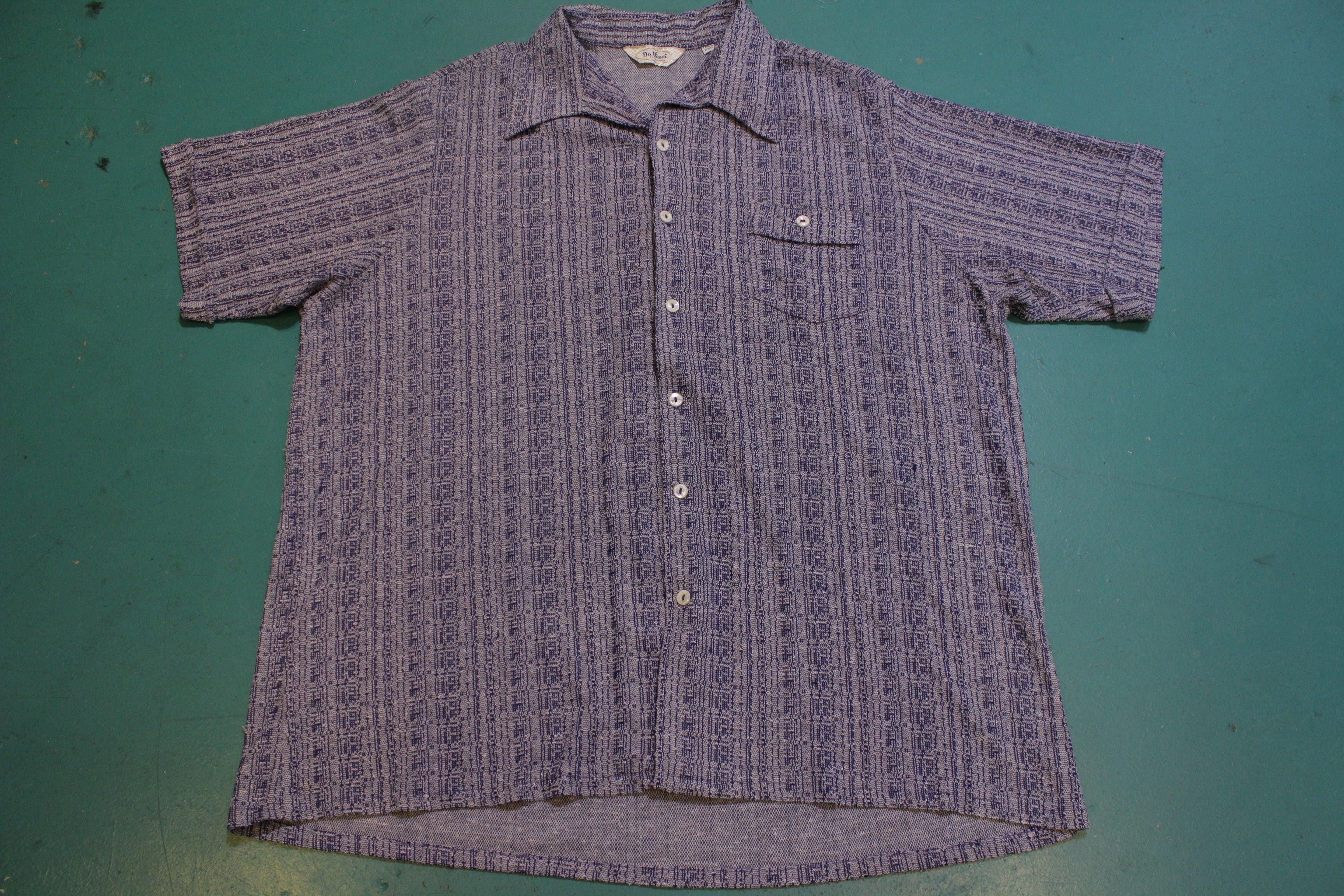 Da Vinci California Vintage Button Up Polo Mafia Bowling 1960's