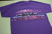 Wild Horses Prairie Moon Vintage 90's 80's Single Stitch Hanes USA Cowboy Country T-Shirt