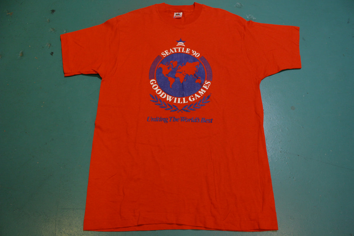 Seattle 1990 Goodwill Games Uniting The World's Best Vintage 90's T-Shirt