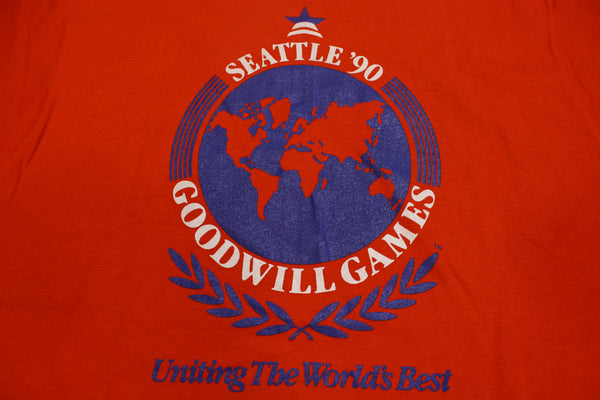 Seattle 1990 Goodwill Games Uniting The World's Best Vintage 90's T-Shirt