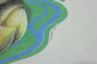 Alligator Swamp Eyes Vintage 90's Human I Tees Anvil Made in USA T-Shirt