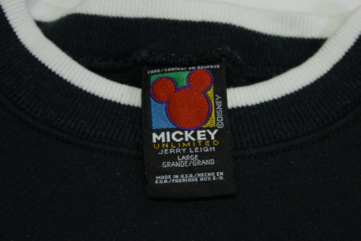 Mickey Mouse Unlimited Vintage 90's Donald Duck Goofy Jerry Leigh Street Sweatshirt