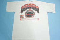 Nebraska Corn Huskers Vintage 90's 1994 95 Back to Back Champions T-Shirt
