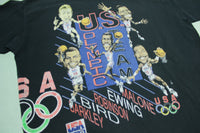 Dream Team U.S. 1992 Olympics Jordan Bird Barkley Magic Robinson Vintage T-Shirt