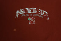 Washington State Cougars WSU Vintage 90's 1997 Pac-10 Champions Crewneck Sweatshirt