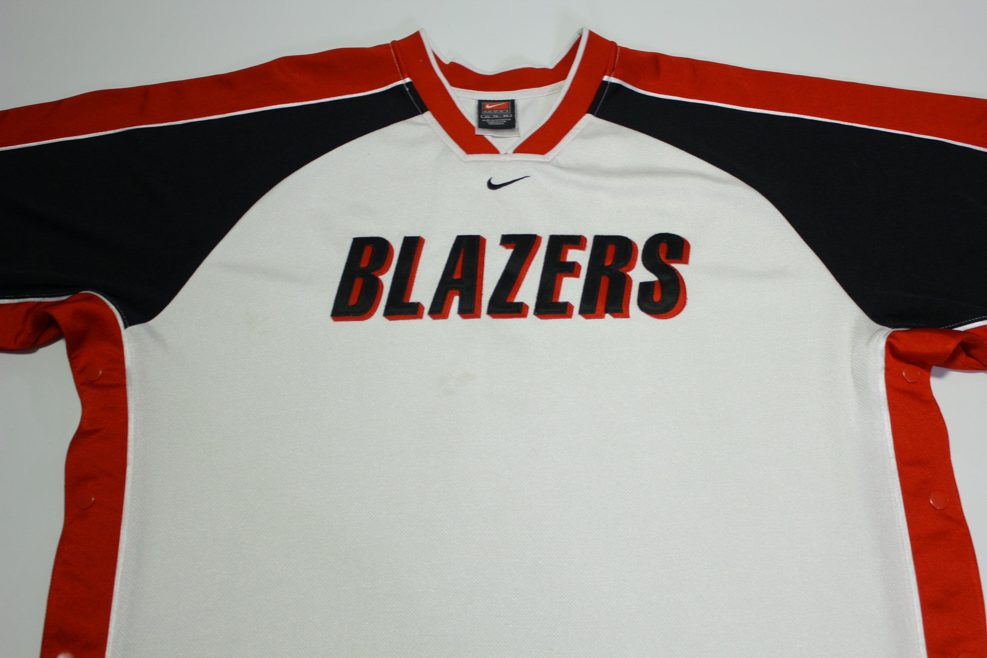 Portland Blazers Vintage 90's Y2K Warm Up Basketball Nike Team