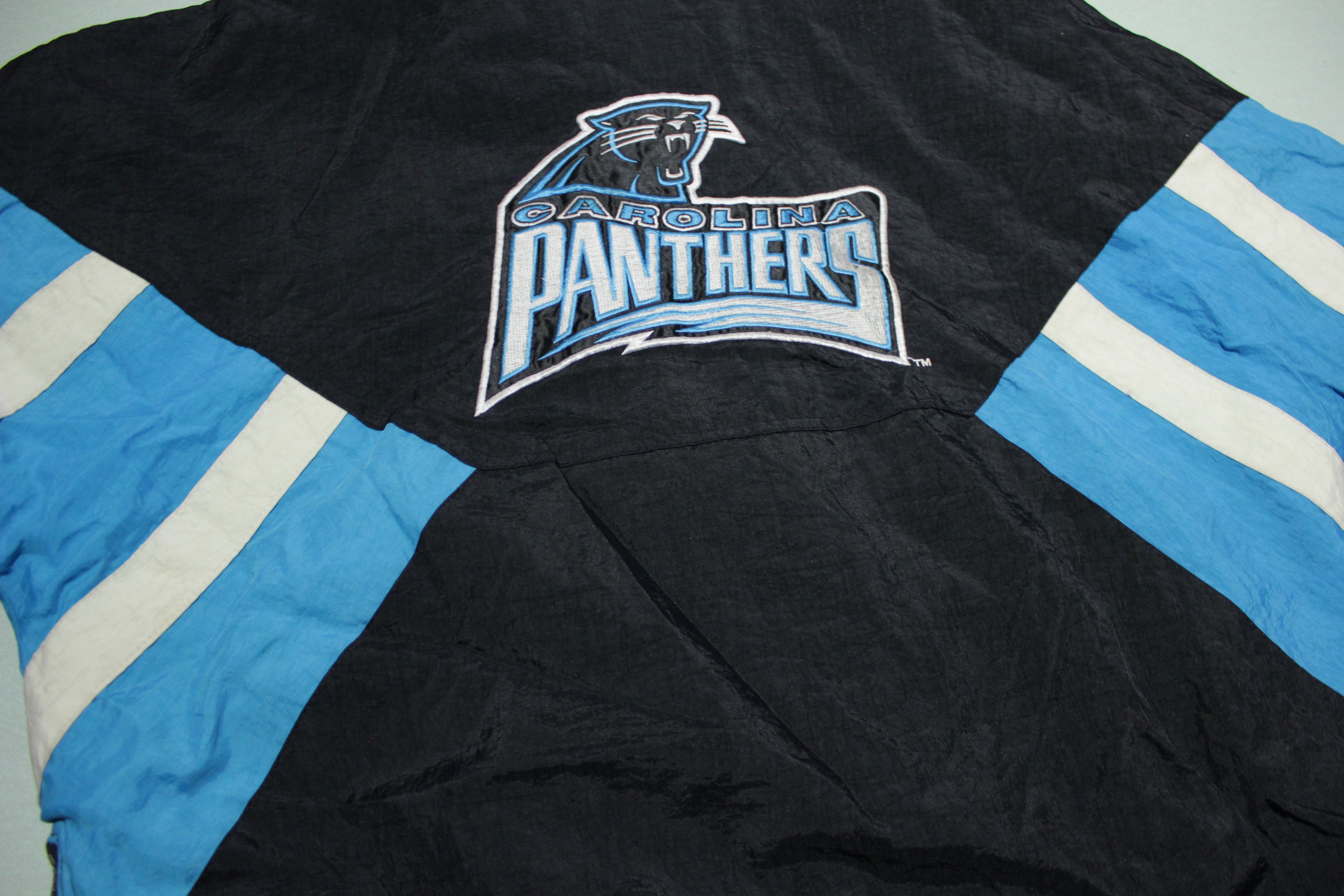 Carolina Panthers Big Logo Vintage 90's Black Blue Starter