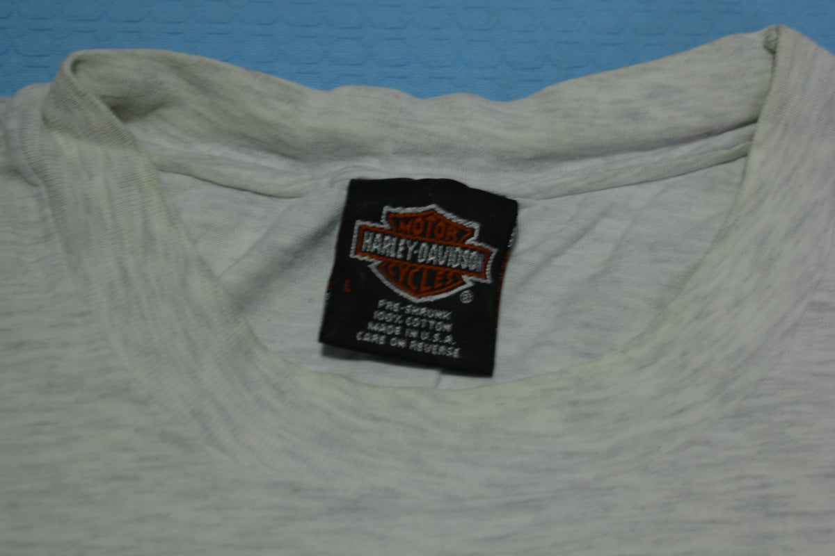 Northwest Nationals 1997 AHDRA All Harley Davidson Drags Vintage 90's Motorcycle T-Shirt
