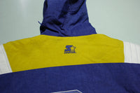University of Pittsburgh Panthers Logo Vintage 90's Starter Pullover Hoodie Jacket Center Pouch