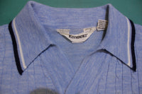 Kentfield Vintage Knit 1970's Mod Disco Polo Shirt