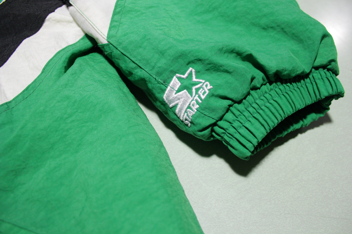 New York Jets Logo Vintage 90's Starter Zip Up Hoodie Parka Jacket