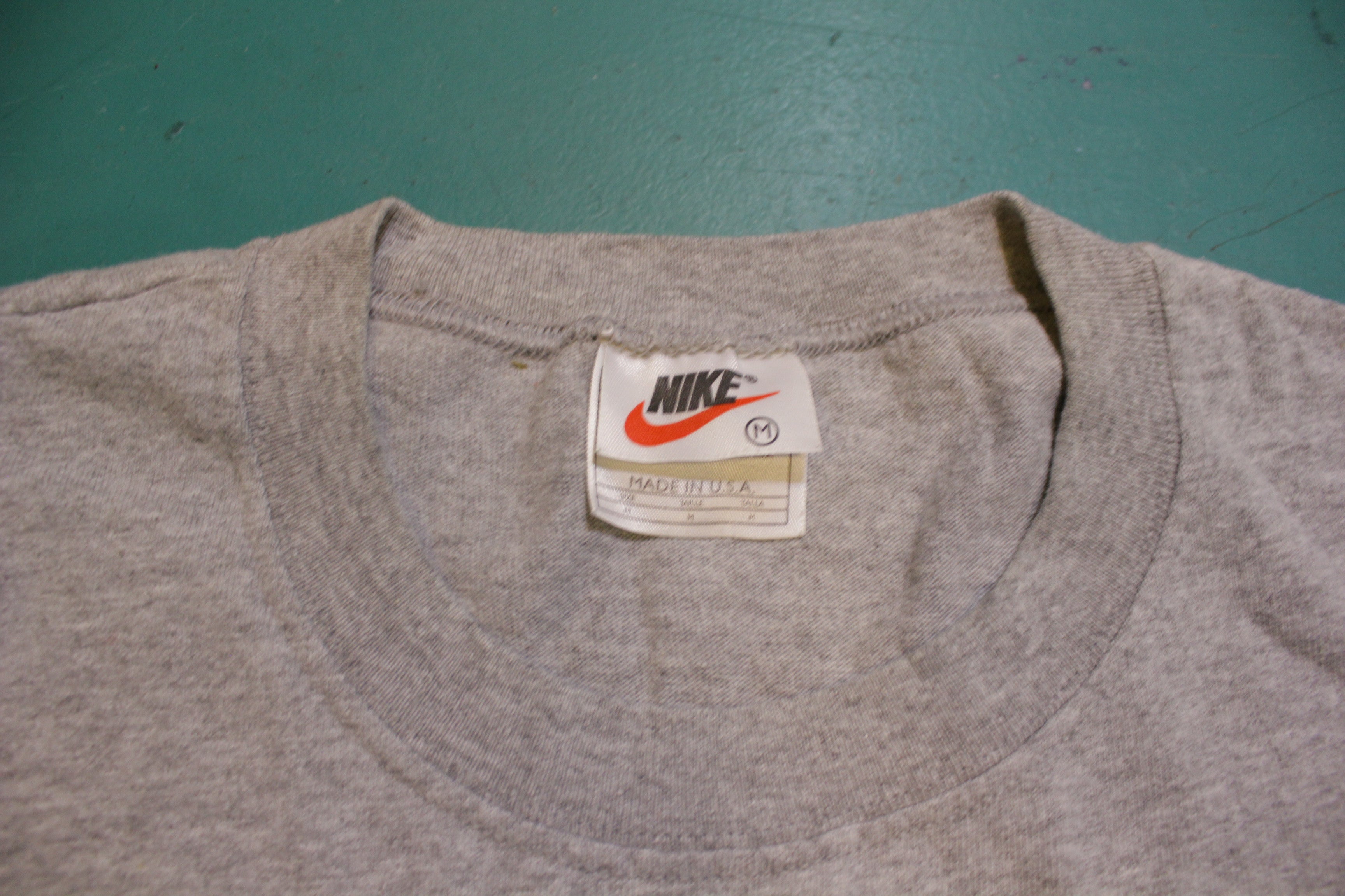 Nike Sleeveless Muscle Tank Top Made in USA 90's Vintage Swoosh