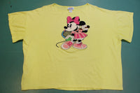 Minnie Mouse Women's Needle Point Hand Stitched 80's Vintage Single Stitch T-Shirt