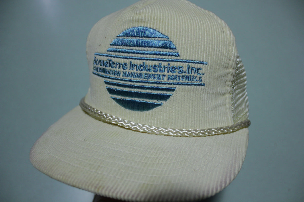 BonneTerre Industries Inc. Vintage Corduroy 80's Adjustable Snap Back Hat