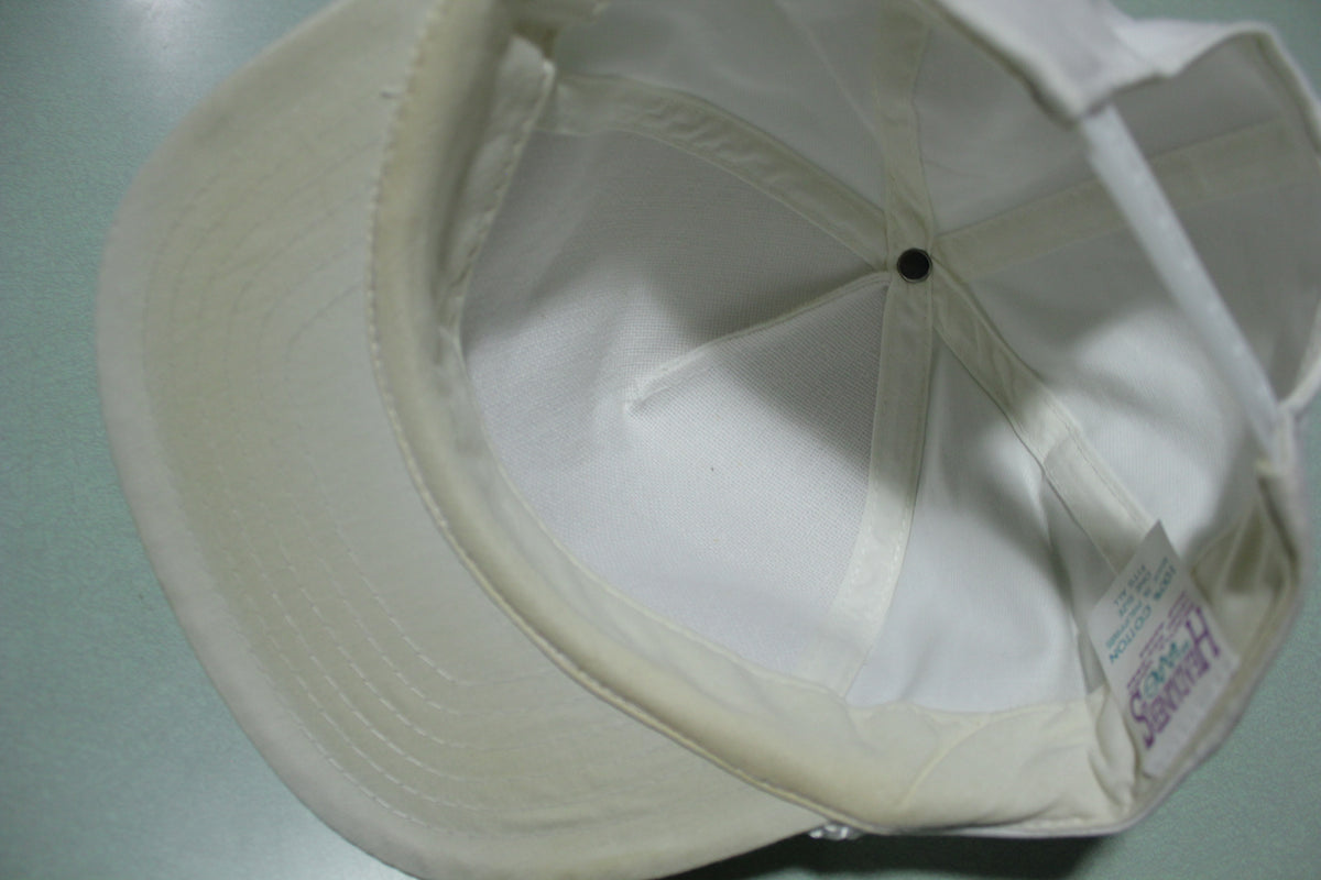 Alaska Skagway Vintage White 80's Adjustable Snap Back Hat
