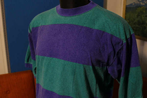 Random 90's Color Block Striped T-Shirt.  OMG So Random.