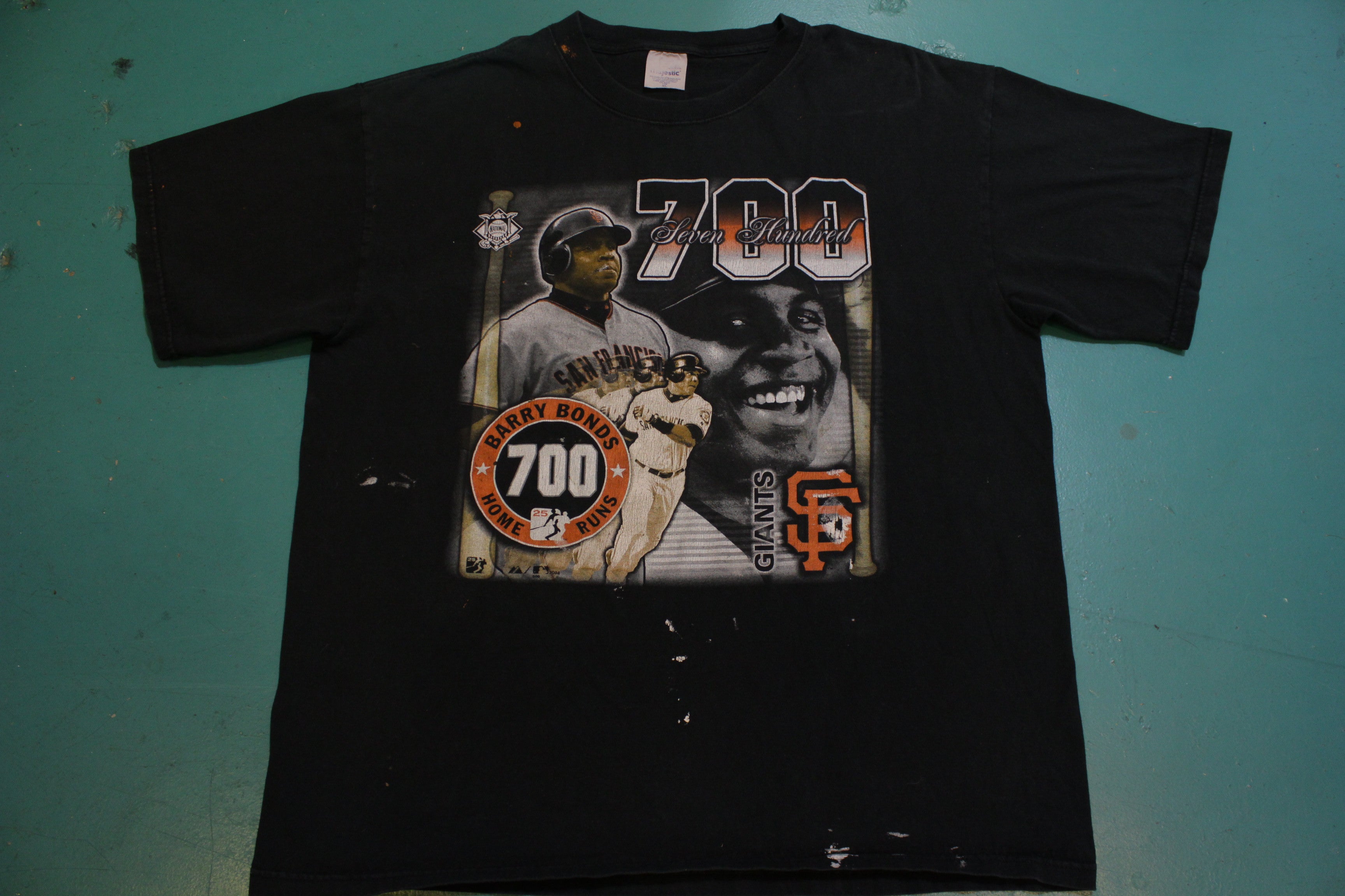 Majestic vintage hotsell giants bonds jersey