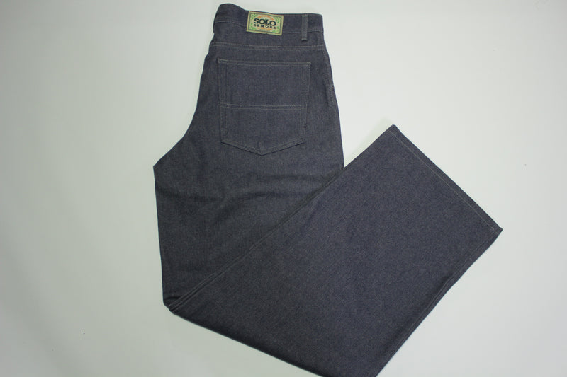 Solo Semore Made in USA Vintage 90's Skater Wide Leg Authentic Denim B ...