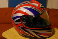 KBC Vision Patriot Motodesign Street Motorcycle Helmet - Knievel USA Colors