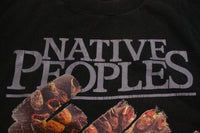 Native Peoples Moccasins Vintage 90's Tribal Single Stitch T-Shirt