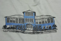 Oregon Noti School Vintage Building Picture 80's Single Stitch USA T-Shirt