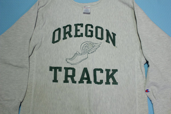 Oregon Track Vintage 90's Reverse Weave Champion Ducks Collegiate Sweatshirt