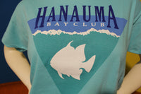 Hanauma Bay Club Crazy Shirt Hawaii Vintage 80's Shirt  Made In USA NWOT
