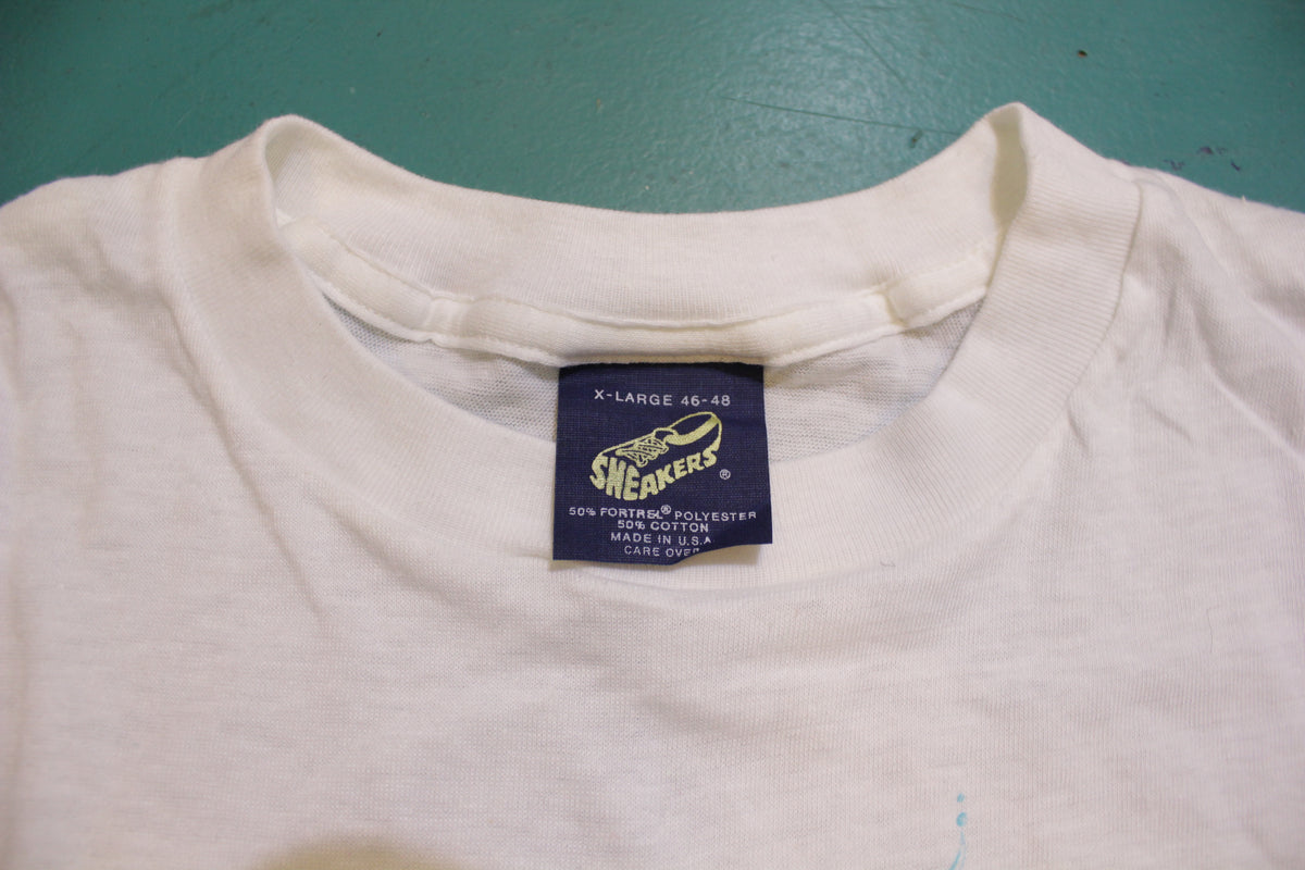 Coca Cola Official Soft Drink of The Summer Splash Vintage 80s Single Stitch T-Shirt