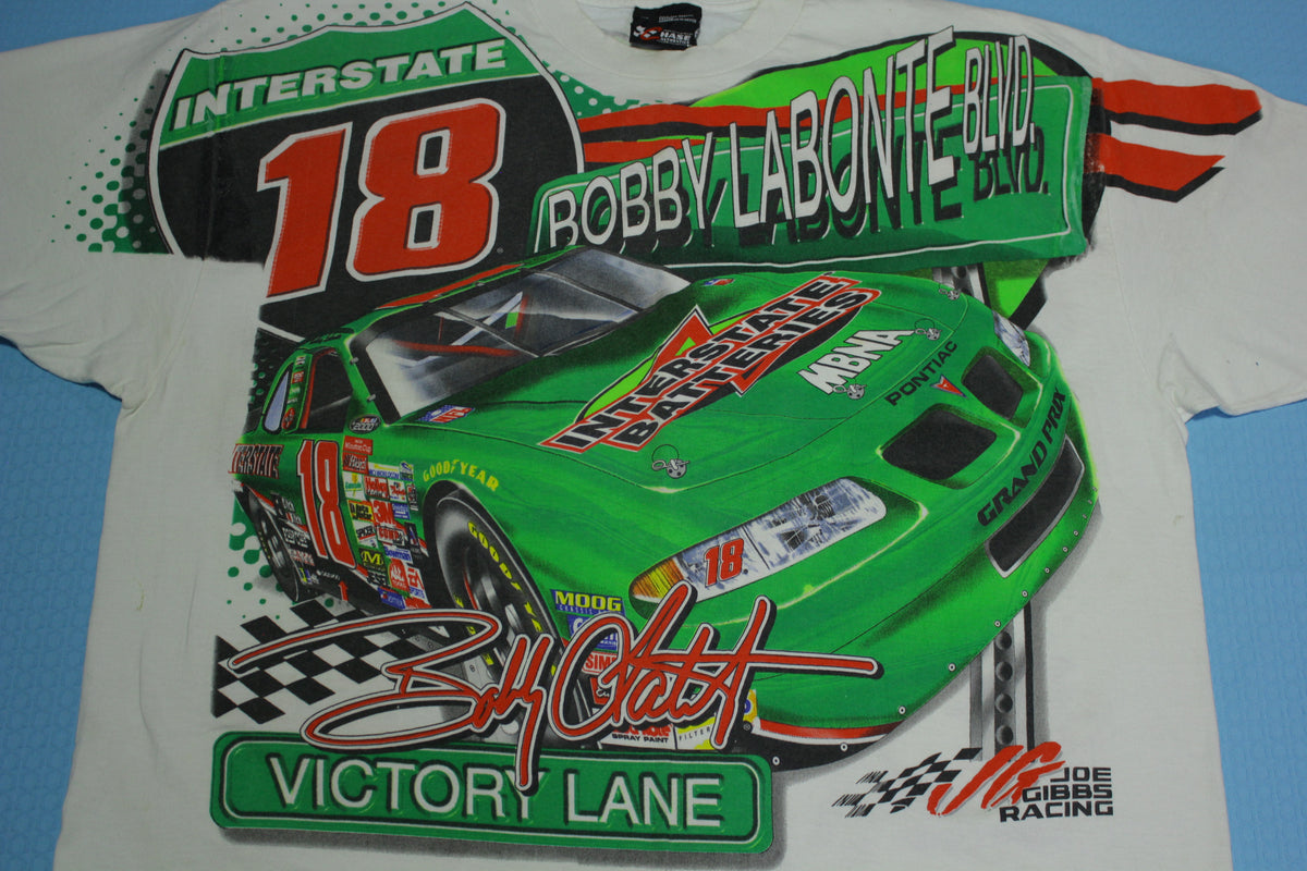 Bobby Labonte Vintage Y2K 2000 Victory Lane AOP Joe Gibbs Nascar Racing  Chase T-Shirt