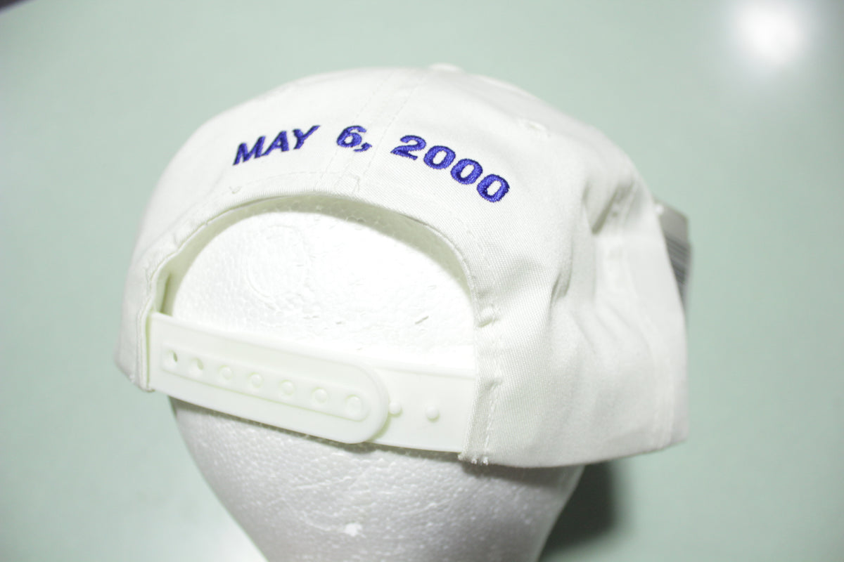 Kentuck Derby 2000 Vintage White 00's Adjustable Snap Back Hat